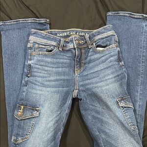 American Eagle Outfitters Blue Straight Leg Jeans